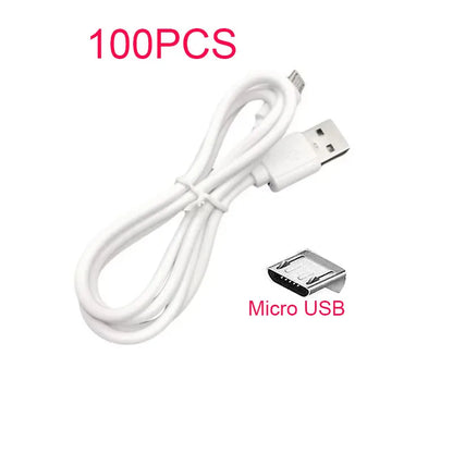 Short Micro USB Fast Charging Data Cable – Bulk Multi-Pack for Android Devices