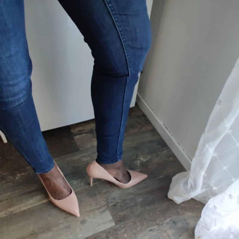 Women's Pointed Toe Super High Heel Stiletto Pumps