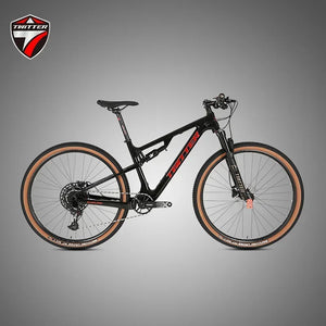 TWITTER OVERLORD EDS-13S Electronic shifting Oil Disc Brake Full suspension Carbon Fiber Mountain Bike