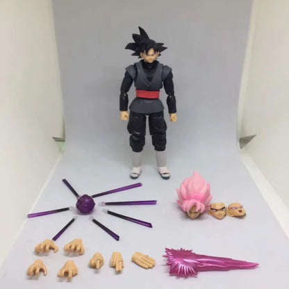 14cm Anime Dragon Ball Black Goku Action Figure