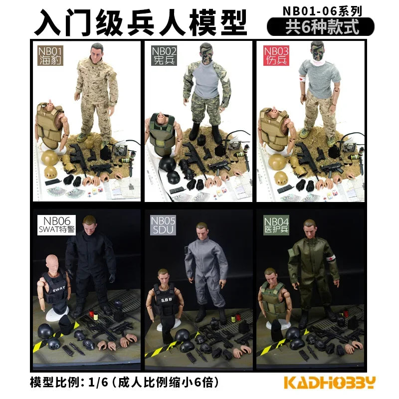 1/6 Combat Military Action Figure