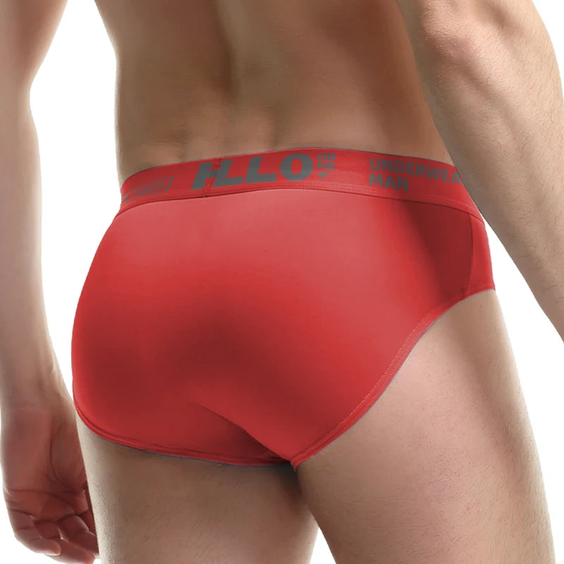 Men's Ice Silk Breathable Quick-Drying Sporty Briefs
