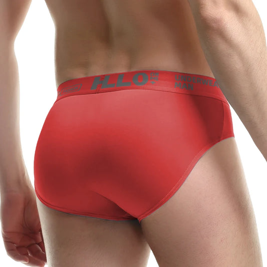 Men's Ice Silk Breathable Quick-Drying Sporty Briefs