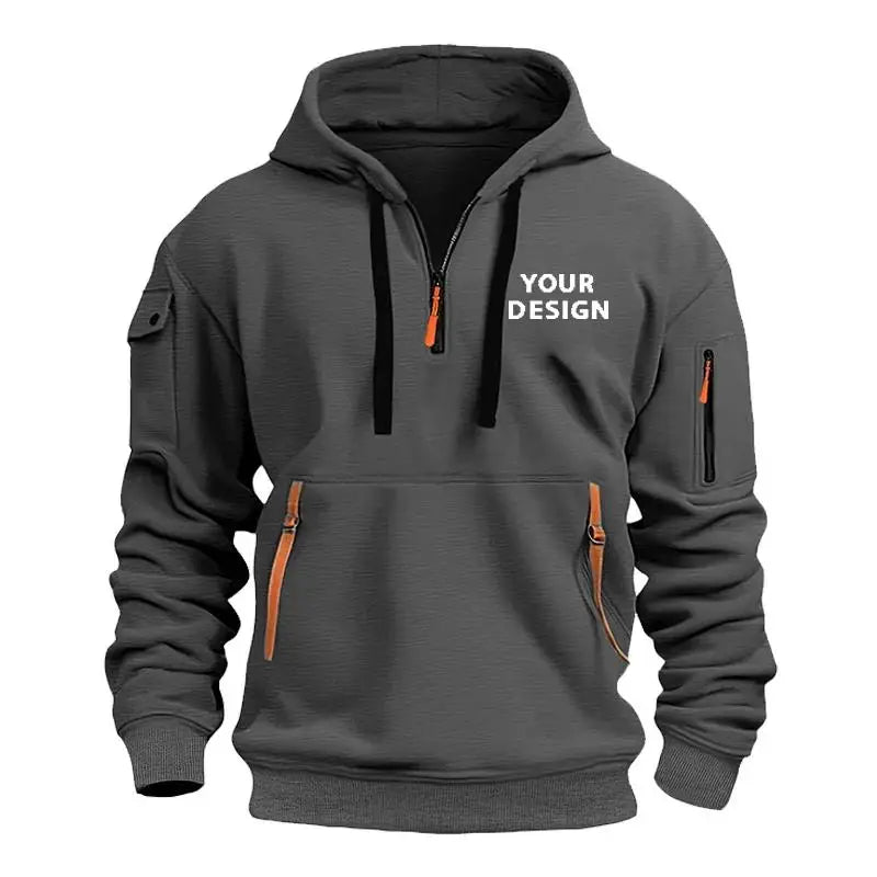 Men’s Casual Sleeveless Hooded Sweatshirt – Athletic Vest Pullover