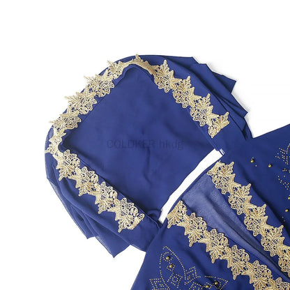 Muslim Chiffon Maxi Kaftan Dress