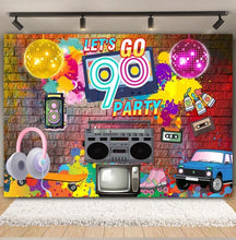 Disco Hip Hop Party Photo Backdrop