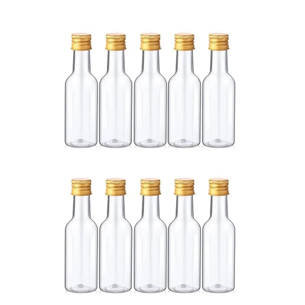 10Pcs 50ML Mini Liquor Bottles