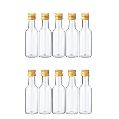 10Pcs 50ML Mini Liquor Bottles