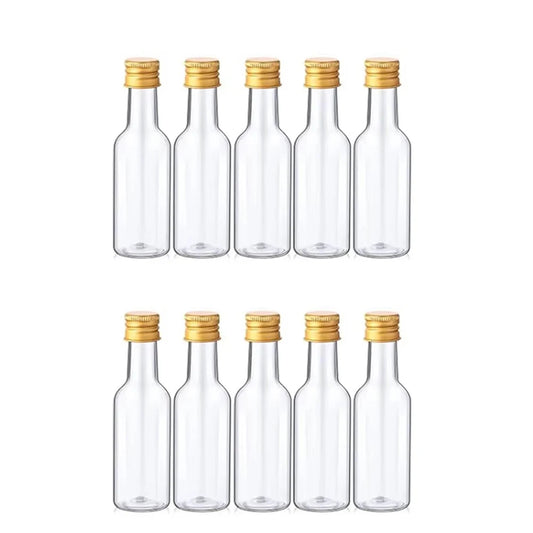 10Pcs 50ML Mini Liquor Bottles