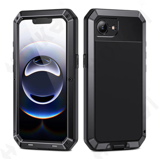Full Body Phone Case with Built-in Screen Protector for iPhone 17e  w/kickstand