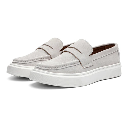 DIMANYU Men's Genuine Leather Slip-On Loafers