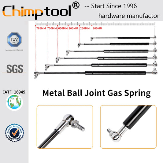 1 Pc Metal Ball Joint Gas Spring Universal Shock Absorber Hydraulic Lift