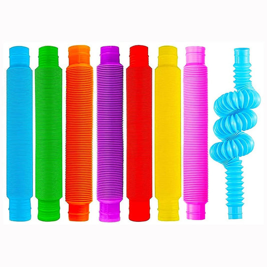 8Pack Large Pop Tubes Fidget Sensory Toy