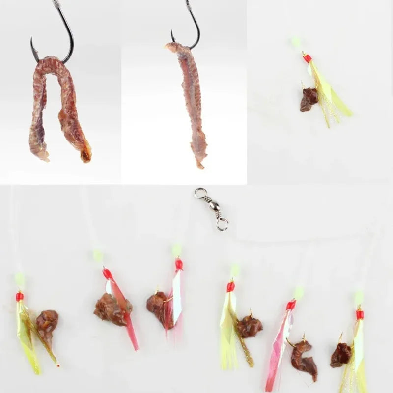 Dry Lugworm Sandworms Lifelike Smelling Fishing Worms