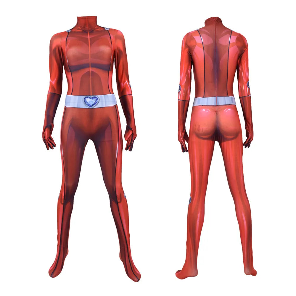 Women's Totally Spies Cosplay Zentai Bodysuit