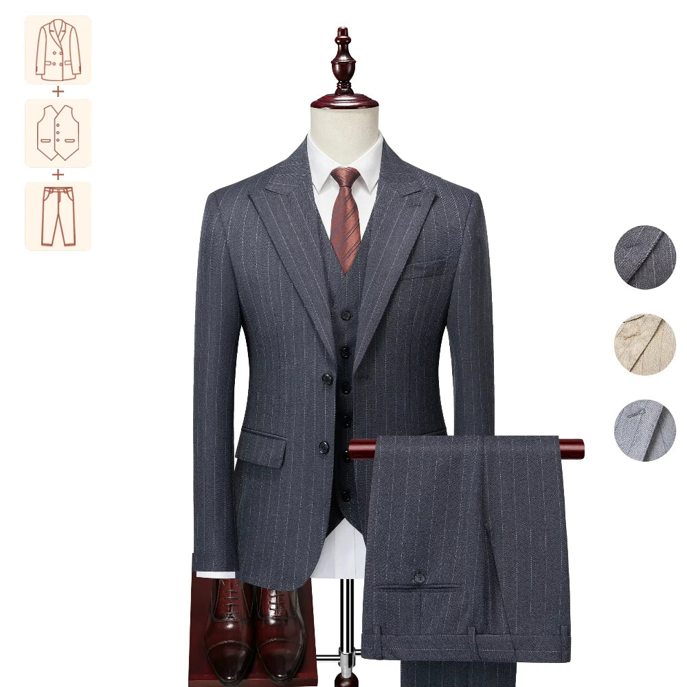Men's Smart Casual Single-Breasted Suit