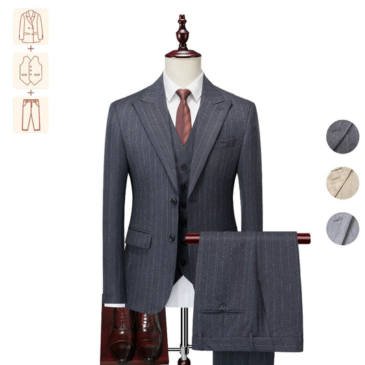 Men's Smart Casual Single-Breasted Suit