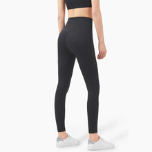 Solid Color High Waist Leggings with Pocket