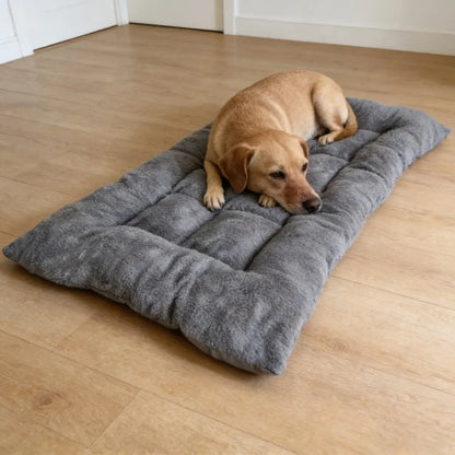 Plush Dog Bed Sofa & Thickened Pet Crate Mat