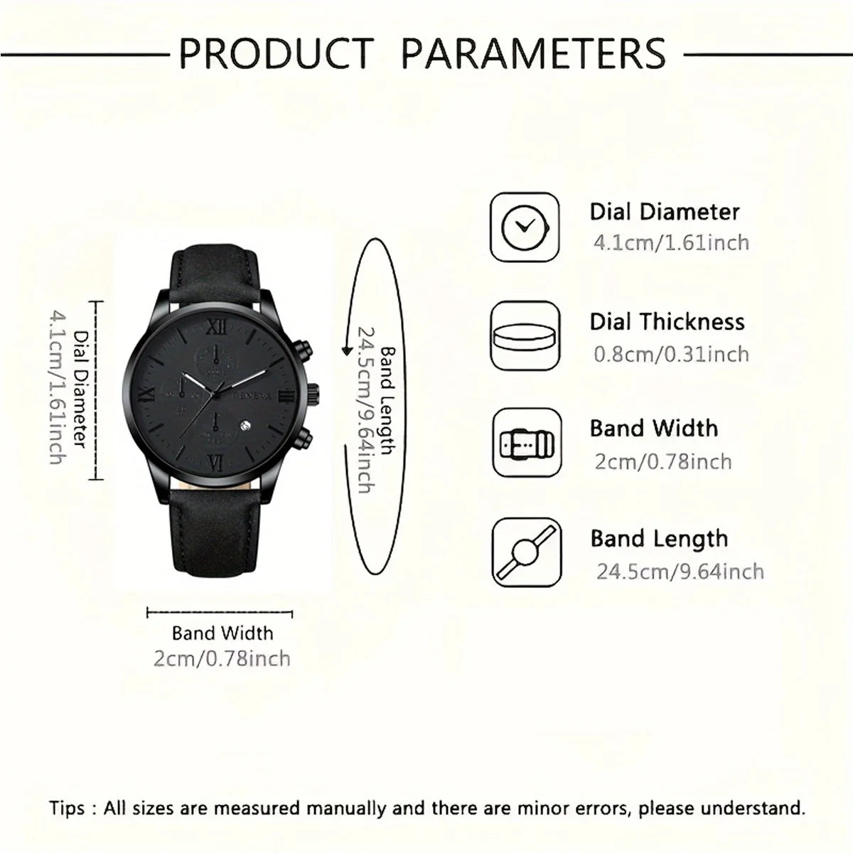 2 Pcs Wristwatch Set