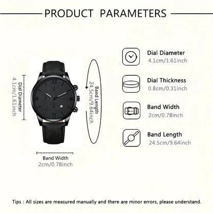 2 Pcs Wristwatch Set