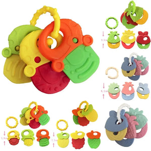 Silicone Fruit Shaped Teething Ring