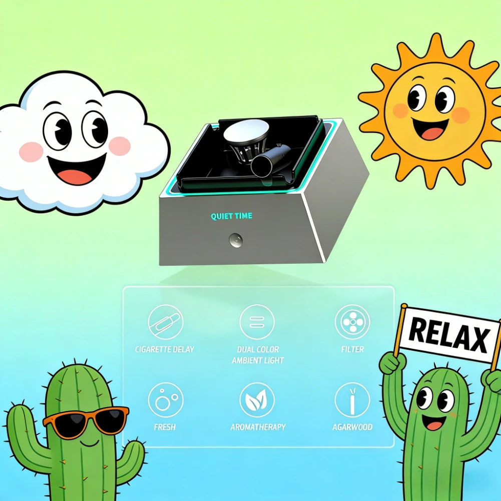 Light Smart Air Purifier Ashtray