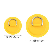 D Ring Triangle Stainless Steel Pad/Patch With Glue Inflatable Rafts