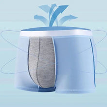 4pcs Ice Silk Cool Breathable Thin Boxers