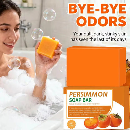 Handmade Persimmon Deodorizing Body Soap Bar (100g)