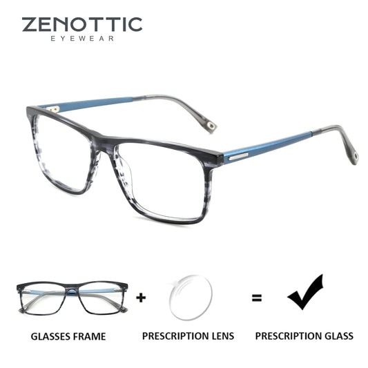 ZENOTTIC Japanese Style Square Glasses