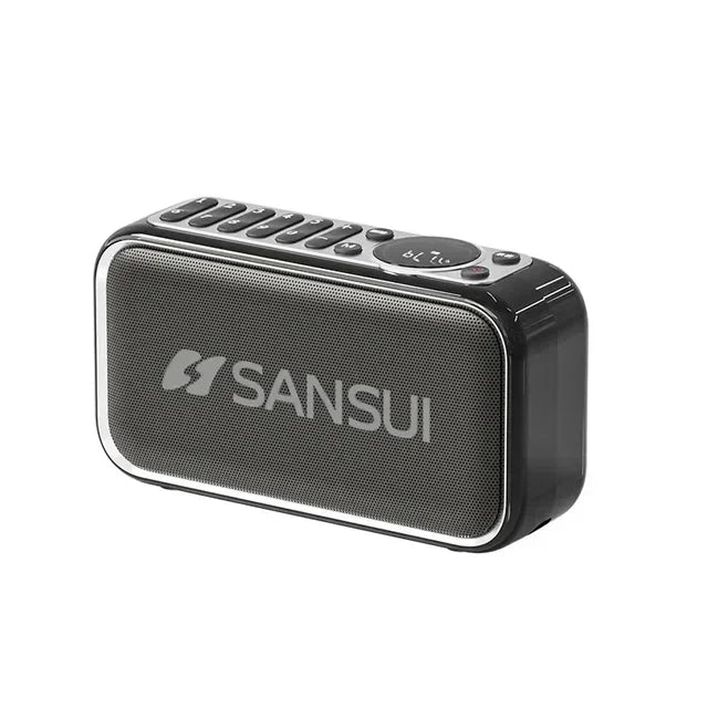 SANSUI F35 Portable Wireless Bluetooth Speaker with FM Radio, TF & USB