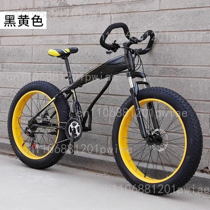 Large Tire Dual Shock Absorption Variable Speed Bicycle
