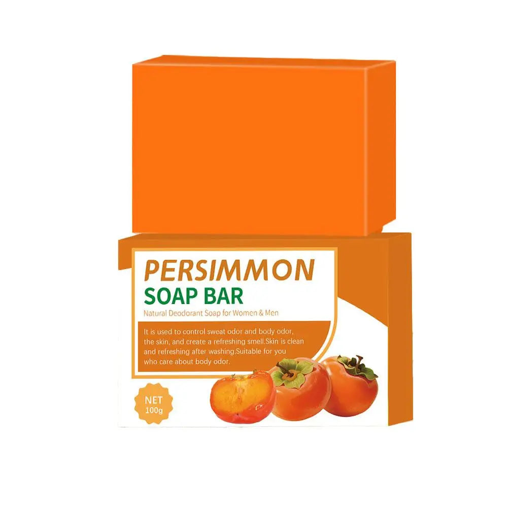 Handmade Persimmon Deodorizing Body Soap Bar (100g)