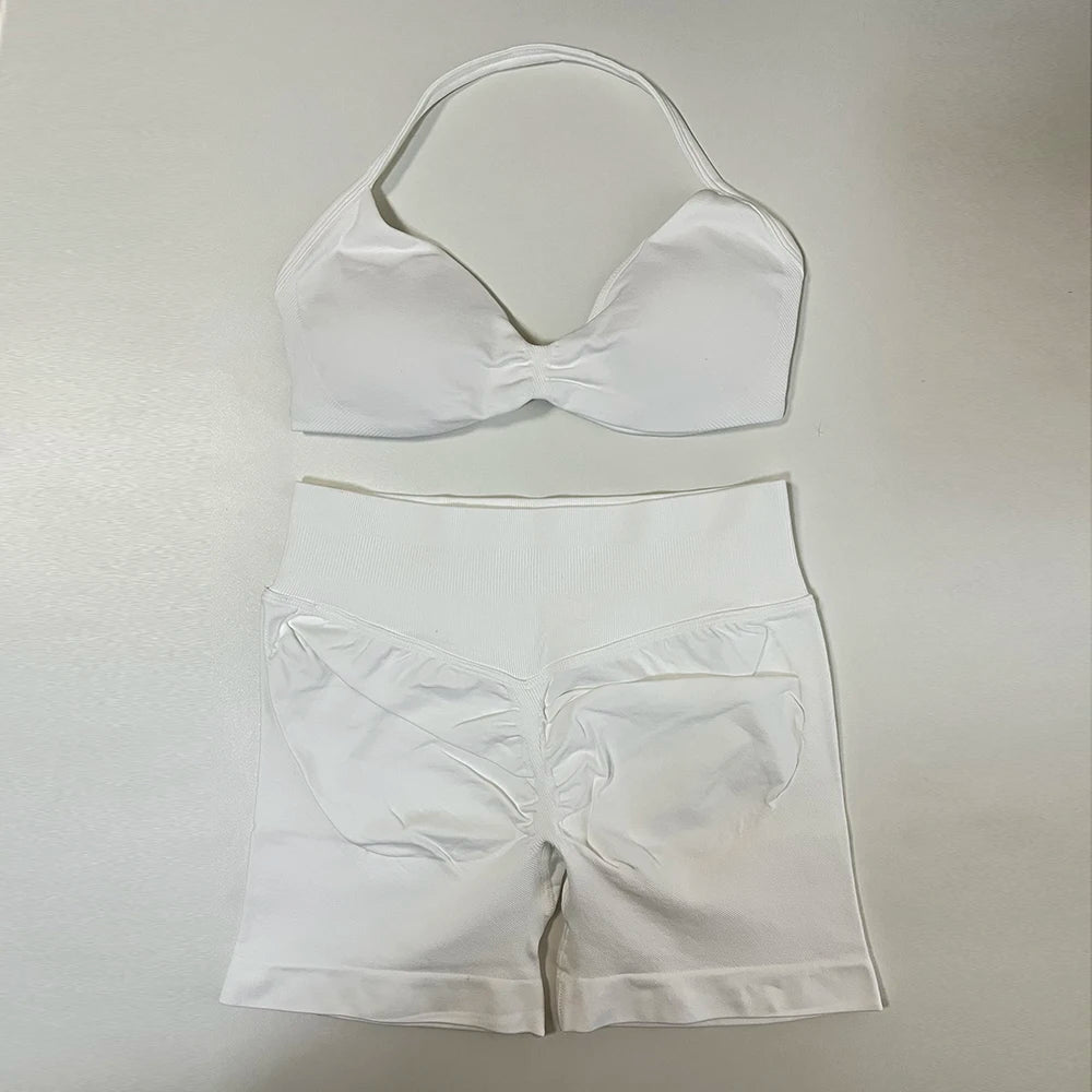 2Pces Seamless Sportswear Set