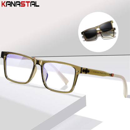 TR90 Eyeglasses Frame Blue Light Blocking Clear Lense Glasses
