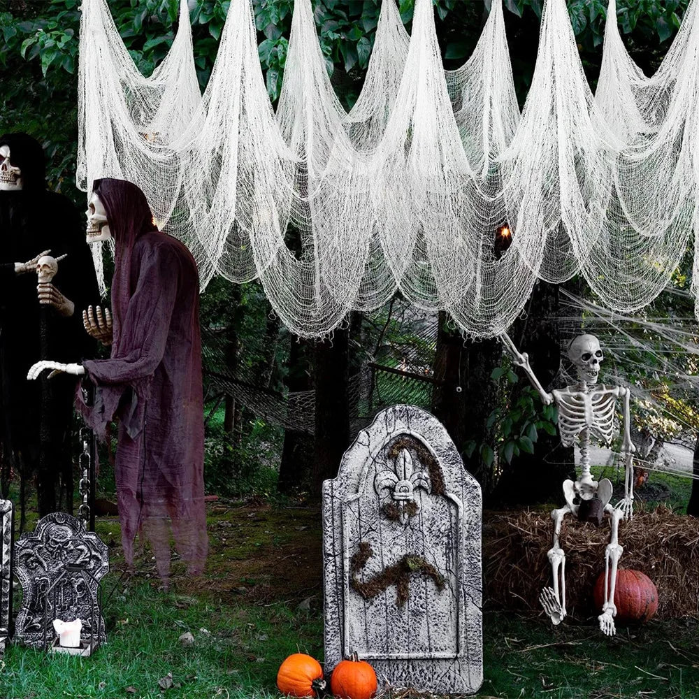 Black Creepy Cloth Halloween Decoration for Haunted Houses & Doorways