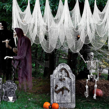 Black Creepy Cloth Halloween Decoration for Haunted Houses & Doorways