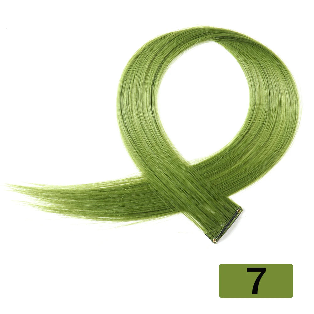 HAIRSTAR 22-Inch Synthetic Colored Clip-In Hair Extension