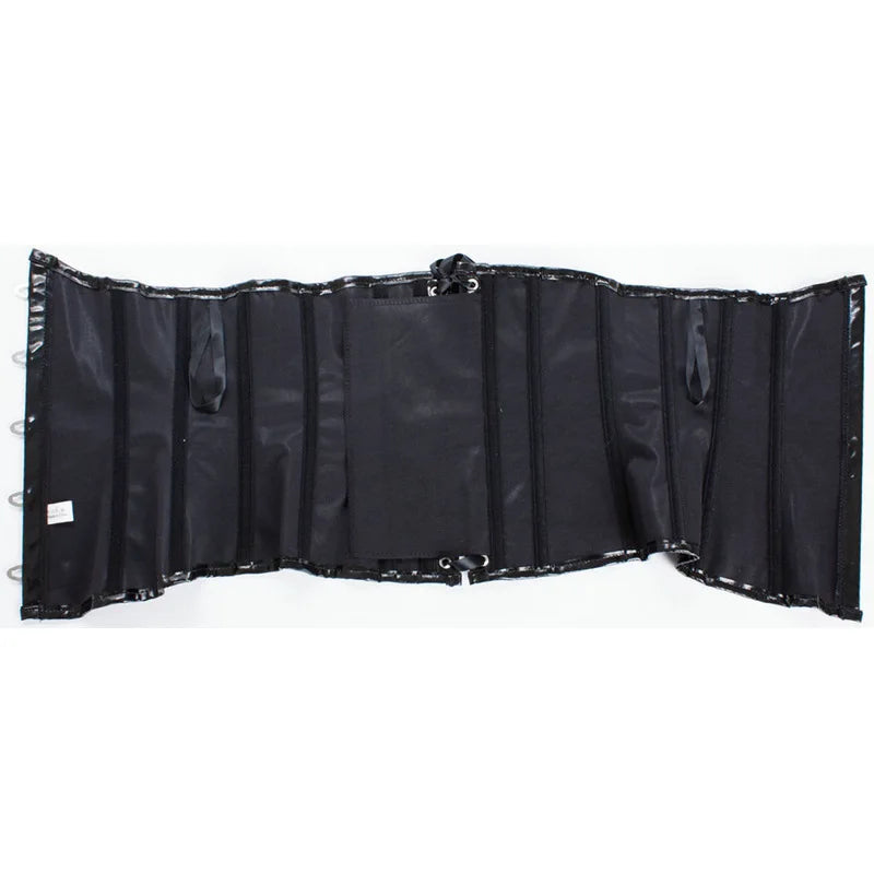 Black Vinyl Corset Top