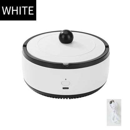 Smart Smokeless Air Purifier Ashtray - Anion Filtration & Aromatherapy Dispenser
