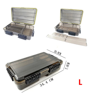 Large-Capacity Fishing Tackle Box