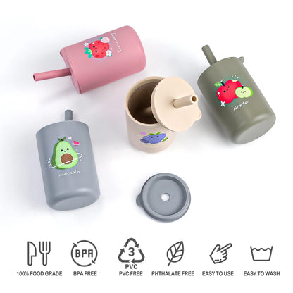 Silicone Sippy Cup with Lid