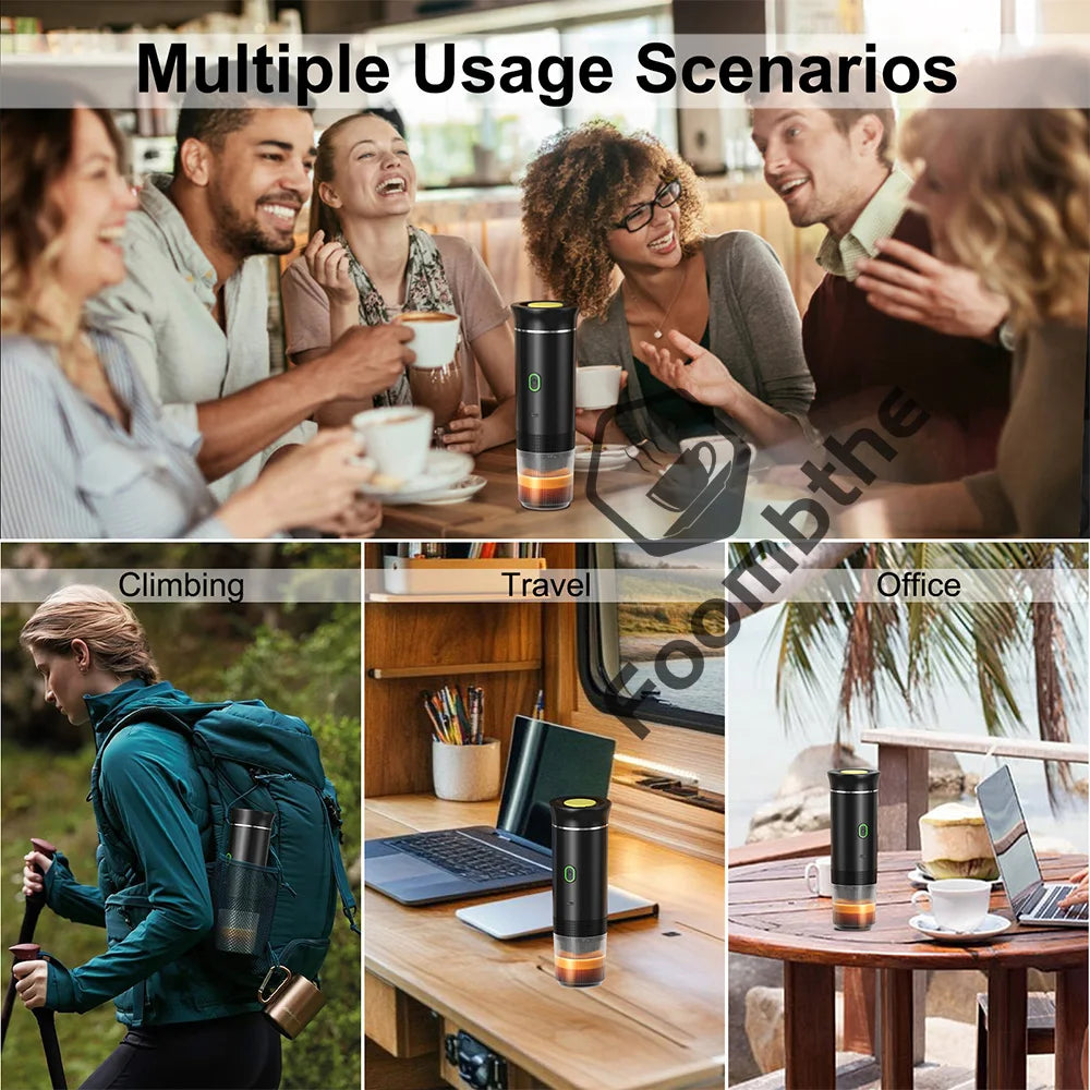 Wireless Electric Portable Espresso Coffee Machine