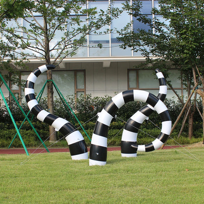 Giant Inflatable Halloween Sandworm Decor