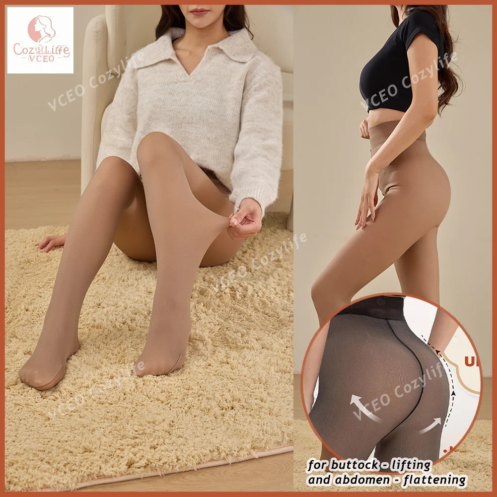 Warm Thermal Micro-Pressure Leg-Shaping Leggings