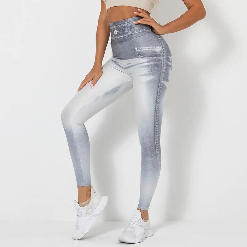 Rooftrellen Women's High-Waist Seamless Jeggings