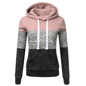Hooded Sweatshirt Versatile Joggers Set