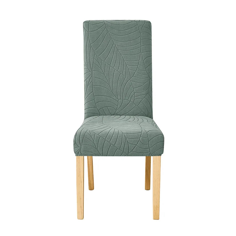 Universal Waterproof Stretch Jacquard Dining Chair Covers – Elastic Spandex Slipcover Seat Protector