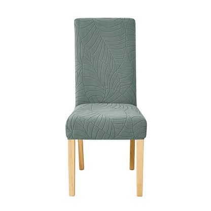 Universal Waterproof Stretch Jacquard Dining Chair Covers – Elastic Spandex Slipcover Seat Protector